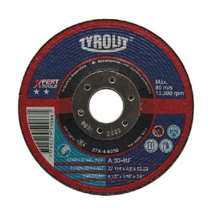 TYROLIT disco desbaste XPERT TOOLS aceros 30-BF amoladora 230x6.4x22.23mm CENTRO DEPRIMIDO