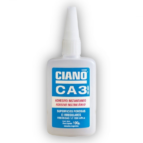 CIANO adhesivo CA3 SERIE CLÁSICA alta viscosidad 100g POMO